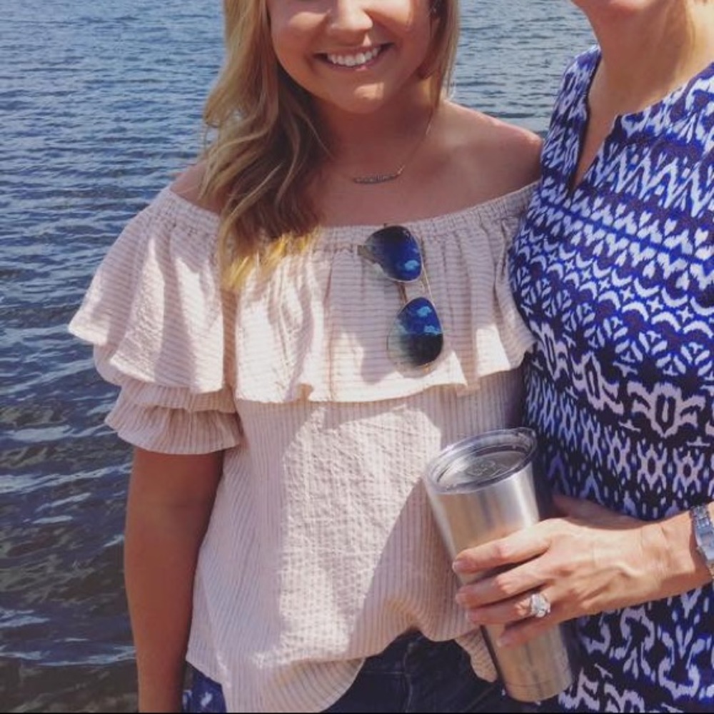 off the shoulder shirt